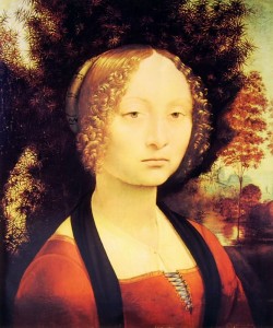 Leonardo da Vinci: Ritratto di Donna, periodo 1474-76, 42 x 37 cm. Washington, National Gallery.